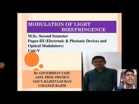 Modulation of Light