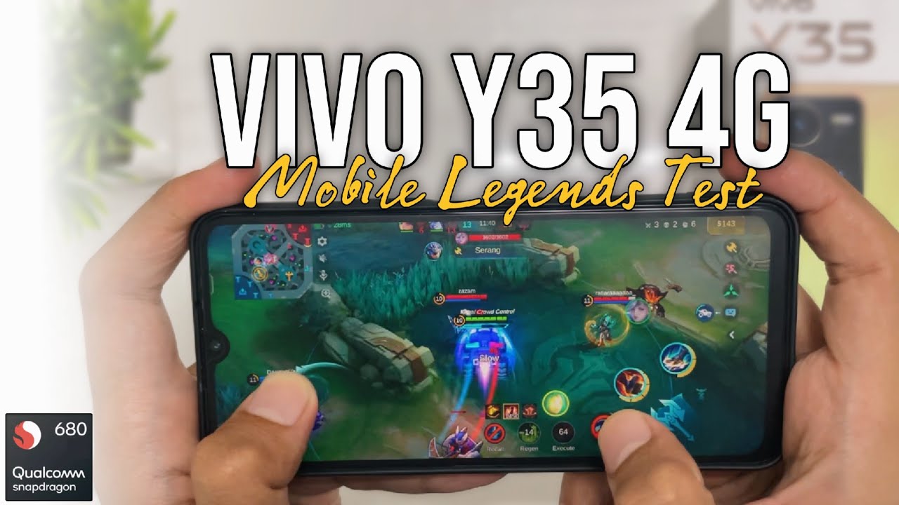 Vivo Y35 Snapdragon 680 Mobile Legends Gaming Test in 2025