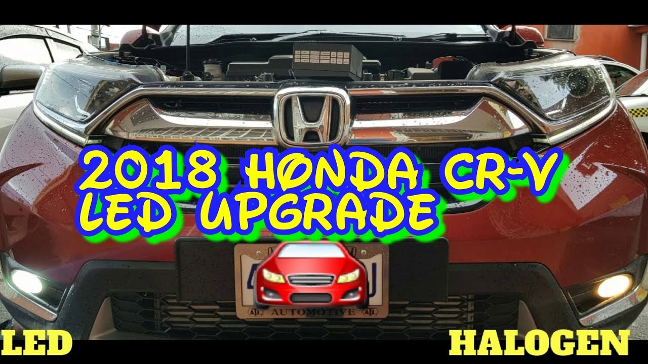 2018 Honda CRV Headlights And Fog Lights Upgraded To Led (Extremely