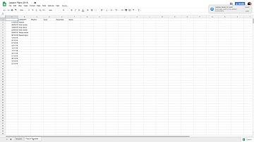 Piano Teacher Lesson Planning with Google Sheets