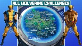 All Week 1-5 Wolverine Challenges Guide! - Fortnite Chapter 2 Season 4