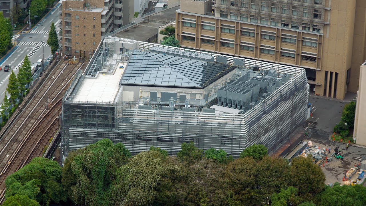 中央大学後楽園キャンパス1号館建替に伴う新築工事の建設状況（2024年10月27日） - YouTube