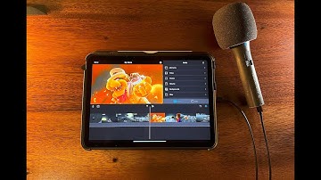 iMovie for iPad - How to Record Voiceover with External Mic Tutorial