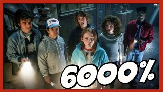 Stranger Things 4 but it's 6000% faster