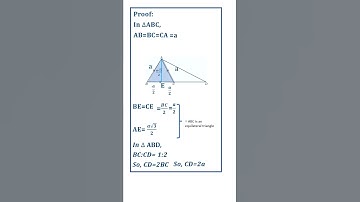 In triangle ABD, C is the point on BD such that BC : CD = 1:2 and triangle ABC #shots #sslcexam2023