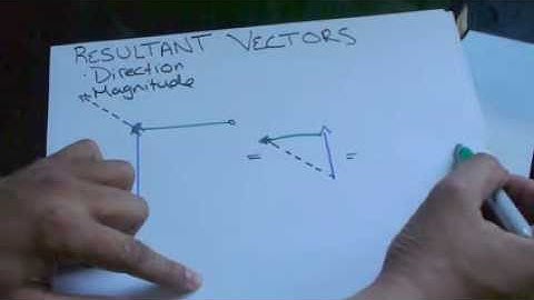 Vector Addition Resultant Vectors Biomechanics Tutorial