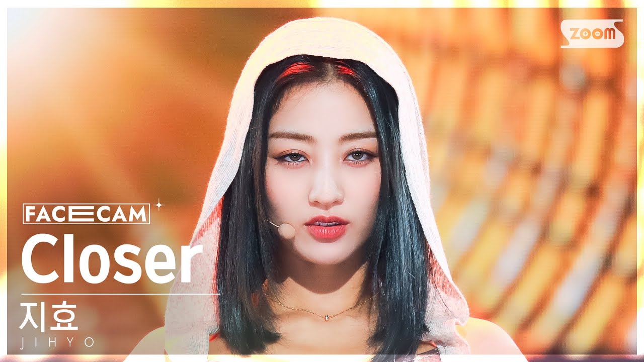[페이스캠4K] 지효 'Closer' (JIHYO FaceCam) @SBS Inkigayo 230820