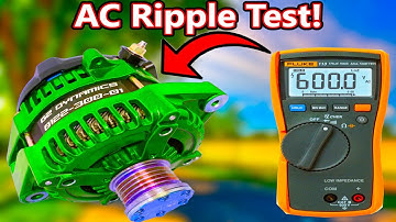 How To Test Your Alternator For Ac Ripple