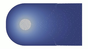 Elmer FEM with particle dynamics: self-consistant Poisson equation in non-rectangular geometry