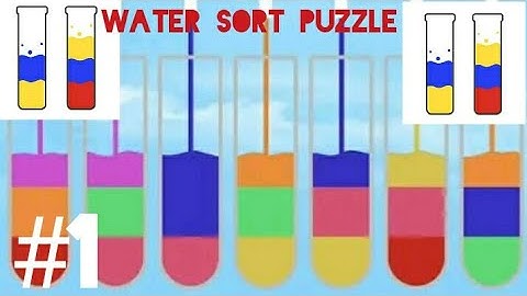 Water Sort Puzzle-Gameplay walkthrough-Part-1 Android & ios