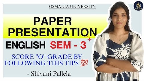 PAPIRPRESENTATIE || ENGELS || SEMESTER-3 ||OU || GRAAD || 💯 GESLAAGD || ‎@shivanipallela