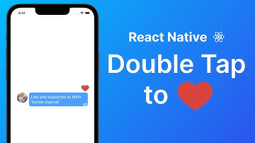 Double Tap to Heart Animation - React Native