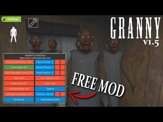 Download Granny 3 v1.1.3 (MOD Menu) APK on android 