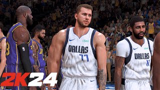 NBA 2K24 | LAKERS vs MAVERICKS | ULTRA Realistic Graphics Concept Gameplay