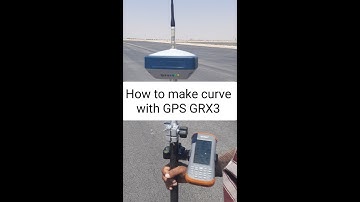 How to make curve with Sokkia GPS Grx3 at Site
