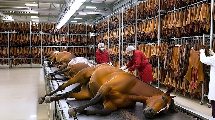 Inside the Horse Leather Factory – From Raw Hide to Luxury Fashion (Full Process)