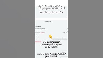 how to get a space in ur display name tutorial #roblox #viral #shorts #tutorial