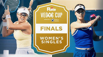 Anna Leigh Waters v Genie Bouchard at the Rate Vegas Cup presented by Holland America