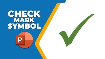 How to add check mark symbol in PowerPoint