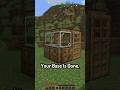 How to Make the Smallest Base In Minecraft! #shortvideo #shorts #minecraft #howto  #minecraftgaming