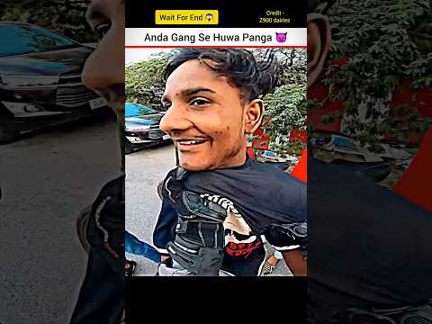 Chapri Anda Gang Se Huwa Panga 👿#shorts #bike #rider #chapri #roadrage #youtubeshorts #motovlog