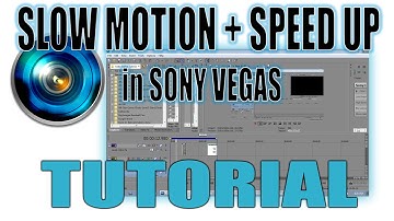 TUTORIAL | Sony Vegas Slow Motion and Fast Motion Ramping Tutorial