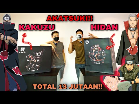 NOSTALGIA SEDIH BANGET!! UNBOXING STATUE HIDAN AKATSUKI SET KAKUZU AKATSUKI!! RIP ASUMAAA.. T_T