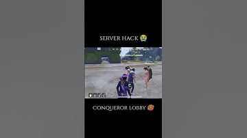 server hack 😭 in conqueror lobby 😕#bgmi #server #hacker
