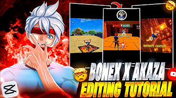 ✨ Bonex4 X Akaza Virel Short Editing Tutorial 🤯 Bonex4 ff New Video Editing Tutorial 😱