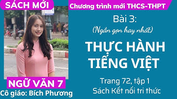 Thực hành tiếng Việt | Bài 3 - Trang 72 - Ngữ văn lớp 7 - Tập 1 | Kết nối tri thức