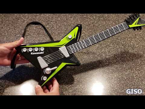 Vintage Kawasaki Toy Ax Guitar (1990s) - YouTube