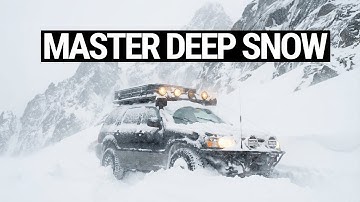 How to Offroad in Deep Snow Without Getting Stuck