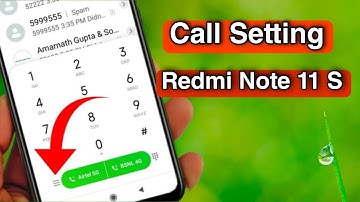redmi note 11s call setting ! redmi note 11s calling setting ! redmi note 11s sim settings