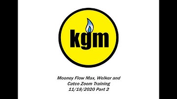 Mooney Flow Max, Welker and Catco Zoom Training 11/18/2020 Part 2