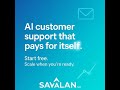 AI Customer Support That Pays for Itself | Automate in Minutes with Savalan.net