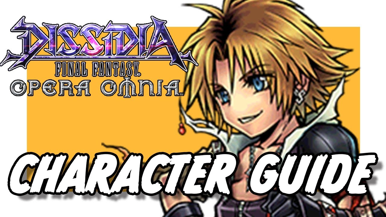 DFFOO TIDUS QUICK CHARACTER GUIDE BEST SPHERES AND ARTIFACTS! HOW TO PLAY TIDUS! 