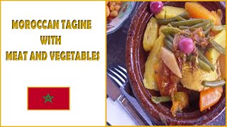 Moroccan Tagine with Meat and Vegetables