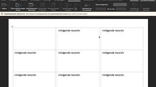 Etiketten Maken En Printen Met Word En Excel - Youtube