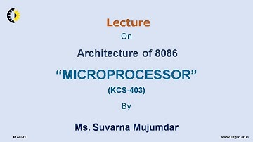 MICROPROCESSOR LECTURE 15 