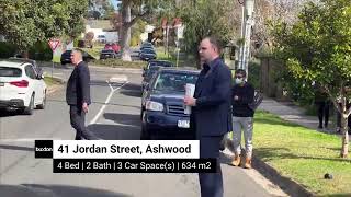 Live Auction @ 41 Jordan Street, Ashwood