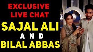 Exclusive Live Chat Sajal Ali Bilal Abbas Latest Shoot Maria B
