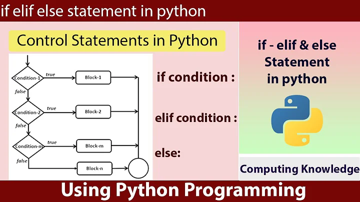 if elif & else statements in python || logical operators in python || python for beginners