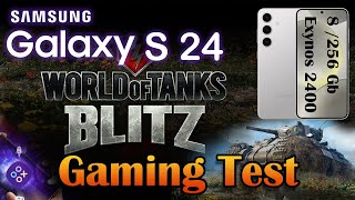 Samsung Galaxy S24 World Of Tanks Blitz Gaming Test | Exynos 2400 | 8GB 256 GB screenshot 2
