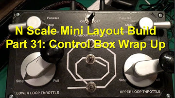 N Scale Mini Layout Build Part 31: Control Box Wrap Up