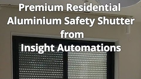 Home | Residential Safety Rolling Shutters| Automatic Premium Rolling Shutter #insightautomations
