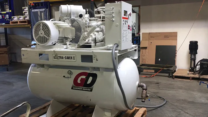 Gardner Denver 30hp Rotary Screw Air Compressor 200 Gallon Tank 460V 3 Phase