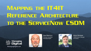 IT4IT & CSDM: Through the Looking Glass