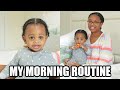 MORNING ROUTINE WITH A BABY