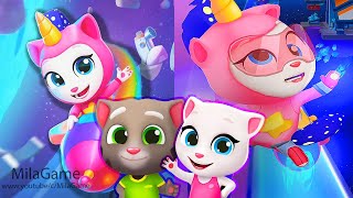 Говорящий Том За Золотом Новый Герой Единорог Анджела Talking Tom D Run Лучше Погоня Героев
