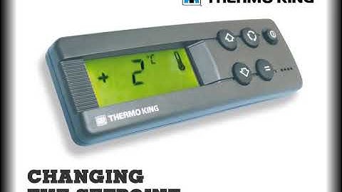 Thermo King DSR Controller Driver Operator Training – Changing The Setpoint